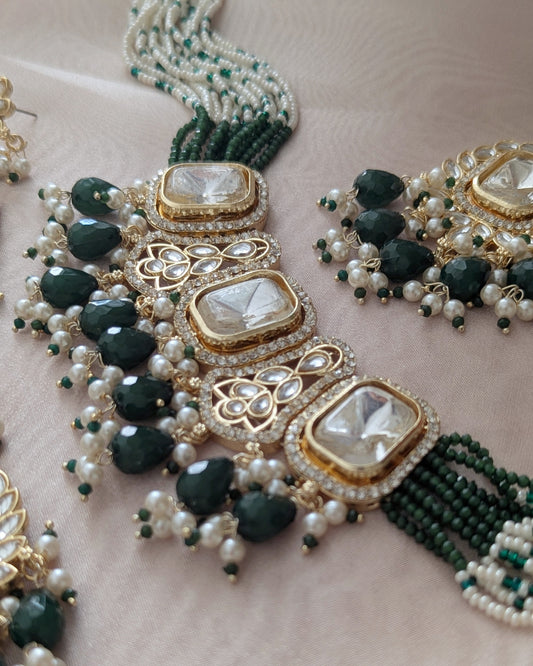 Preety Choker - Green