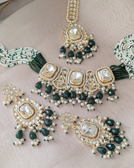 Preety Choker - Green