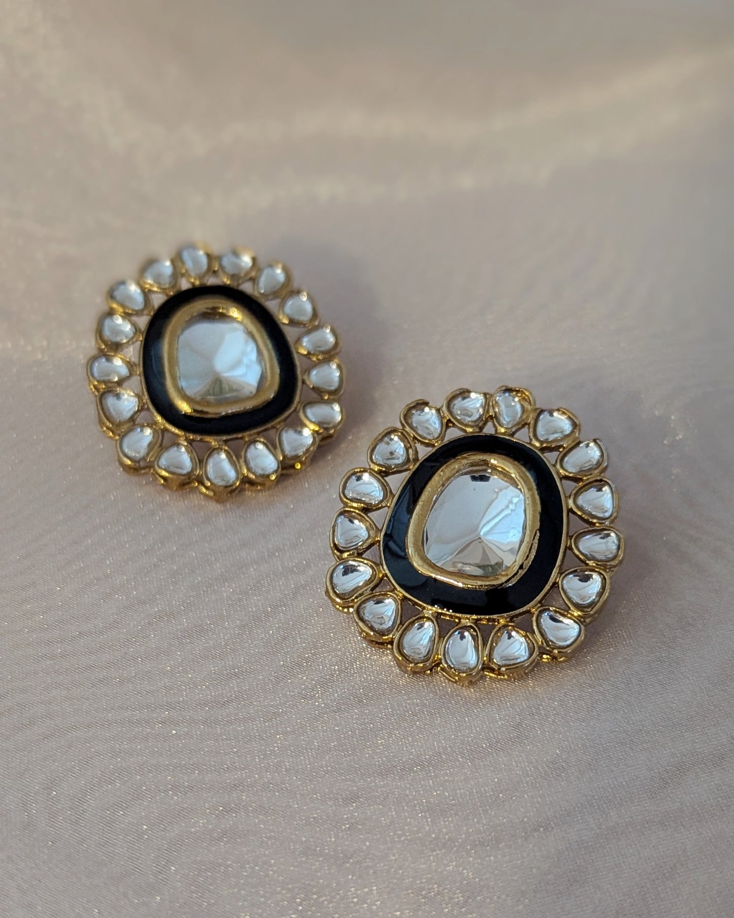 Devika Kundan Stud Earrings