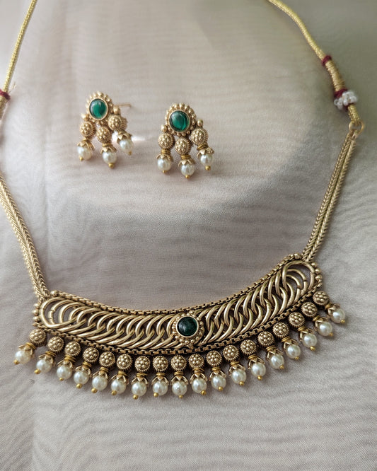 Yashika Necklace - Green