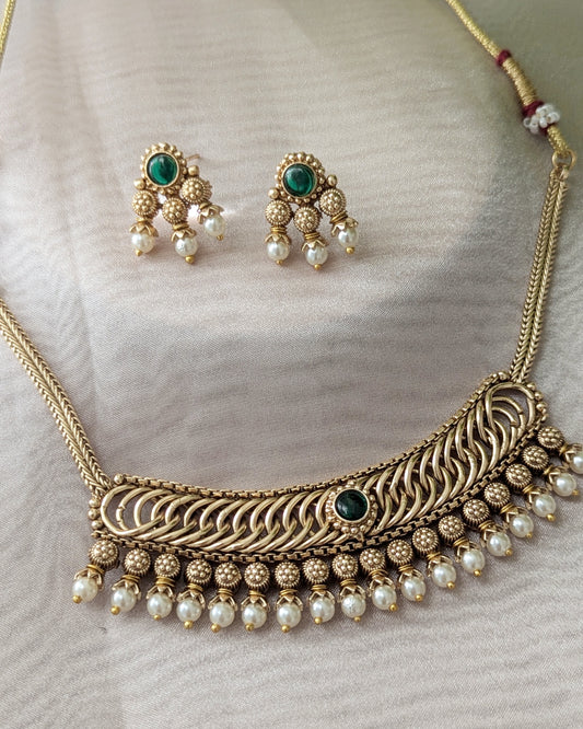 Yashika Necklace - Green