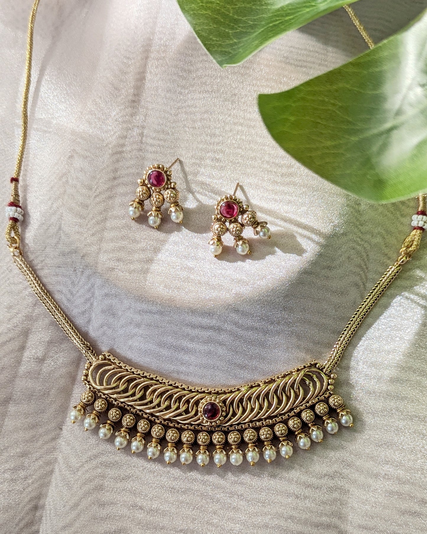 Yashika Necklace - Red
