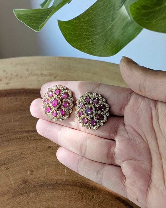 Deepti Studs - Ruby