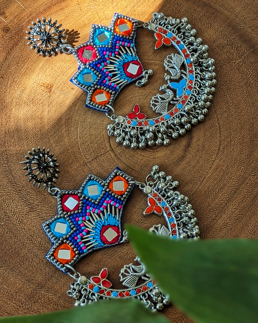 Shradha Mirror Chandbali