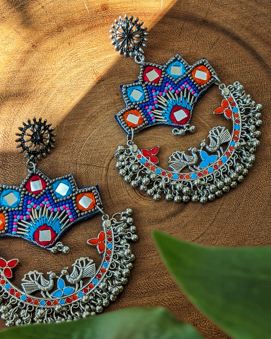 Shradha Mirror Chandbali