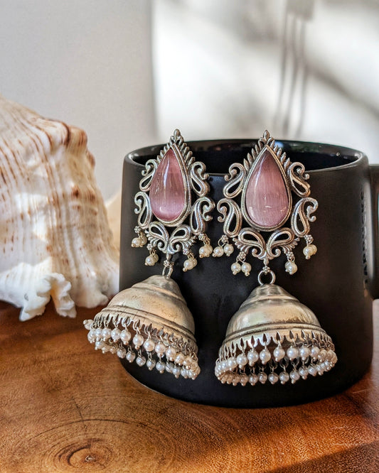 Guneet Jhumka - Pink