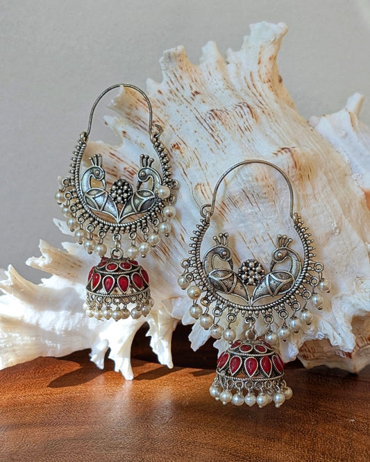 Morni Jhumka - Pink