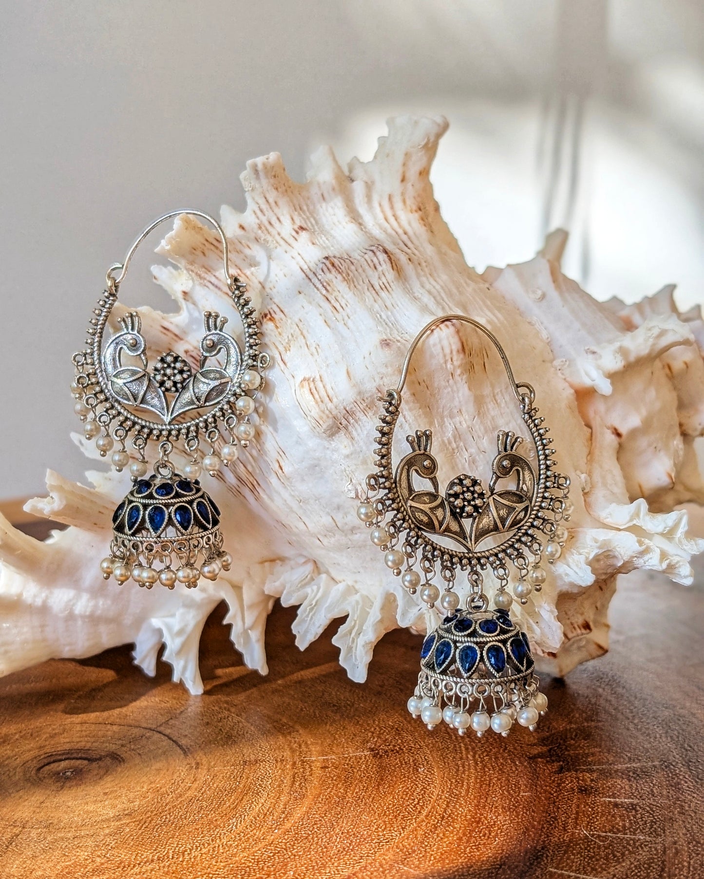 Morni Jhumka - Blue