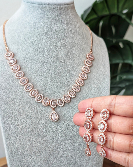Sasha Rose Gold Necklace