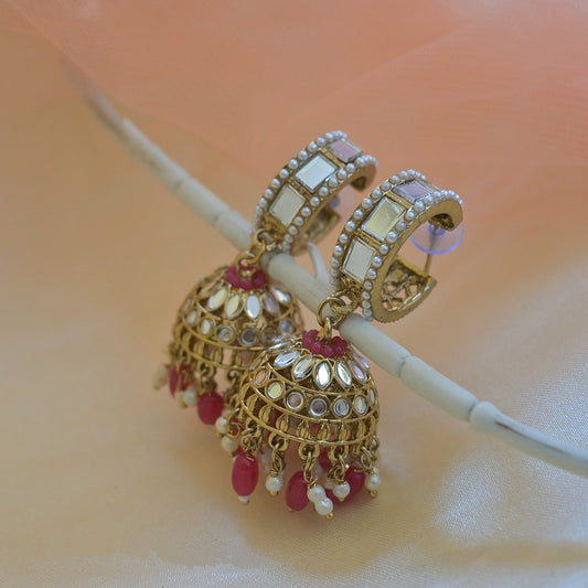 Mirror Jhumkis