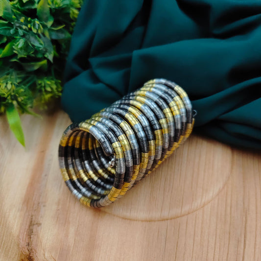 Dual Tone Spiral Bangles