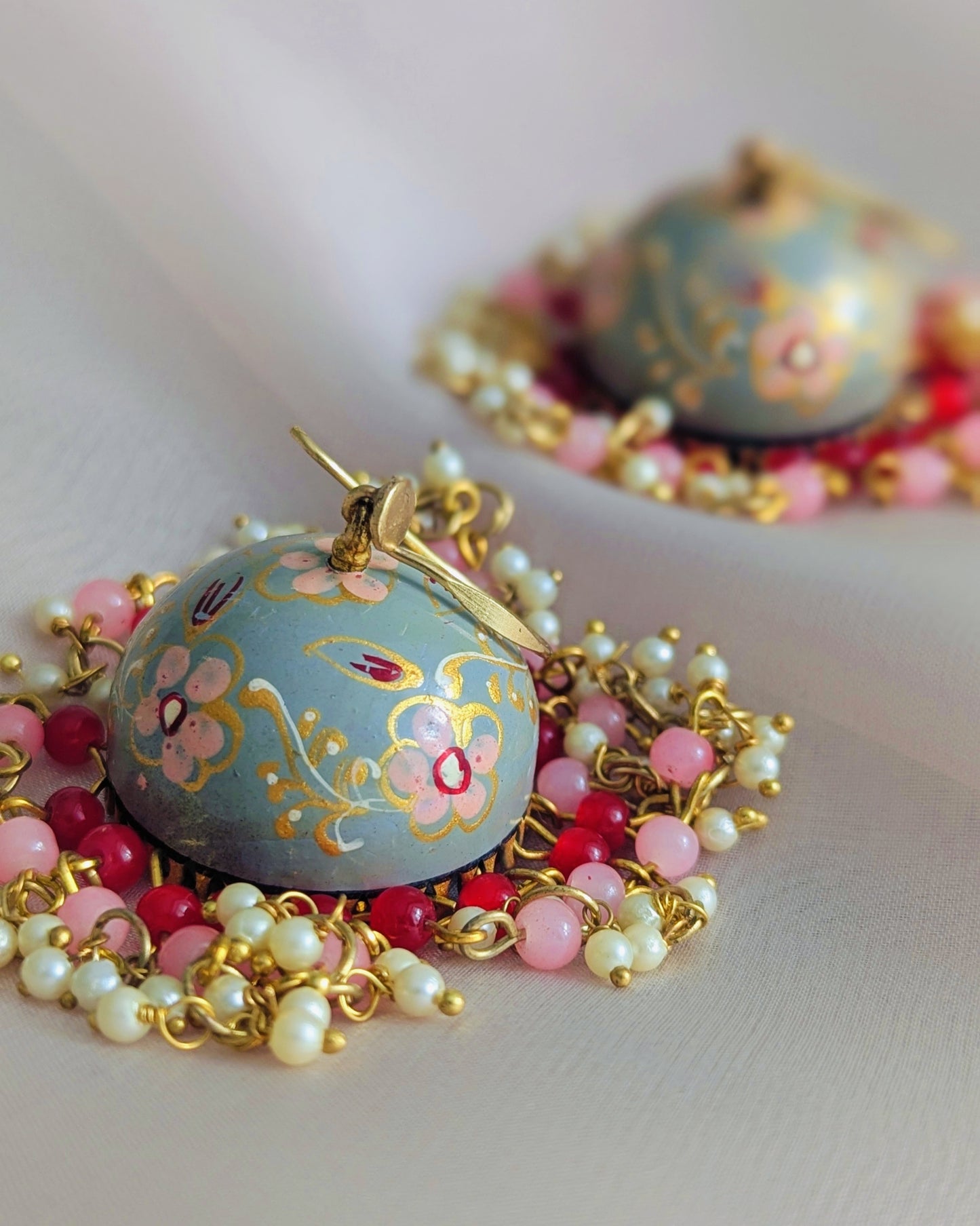 Casual Pink Jhumkis