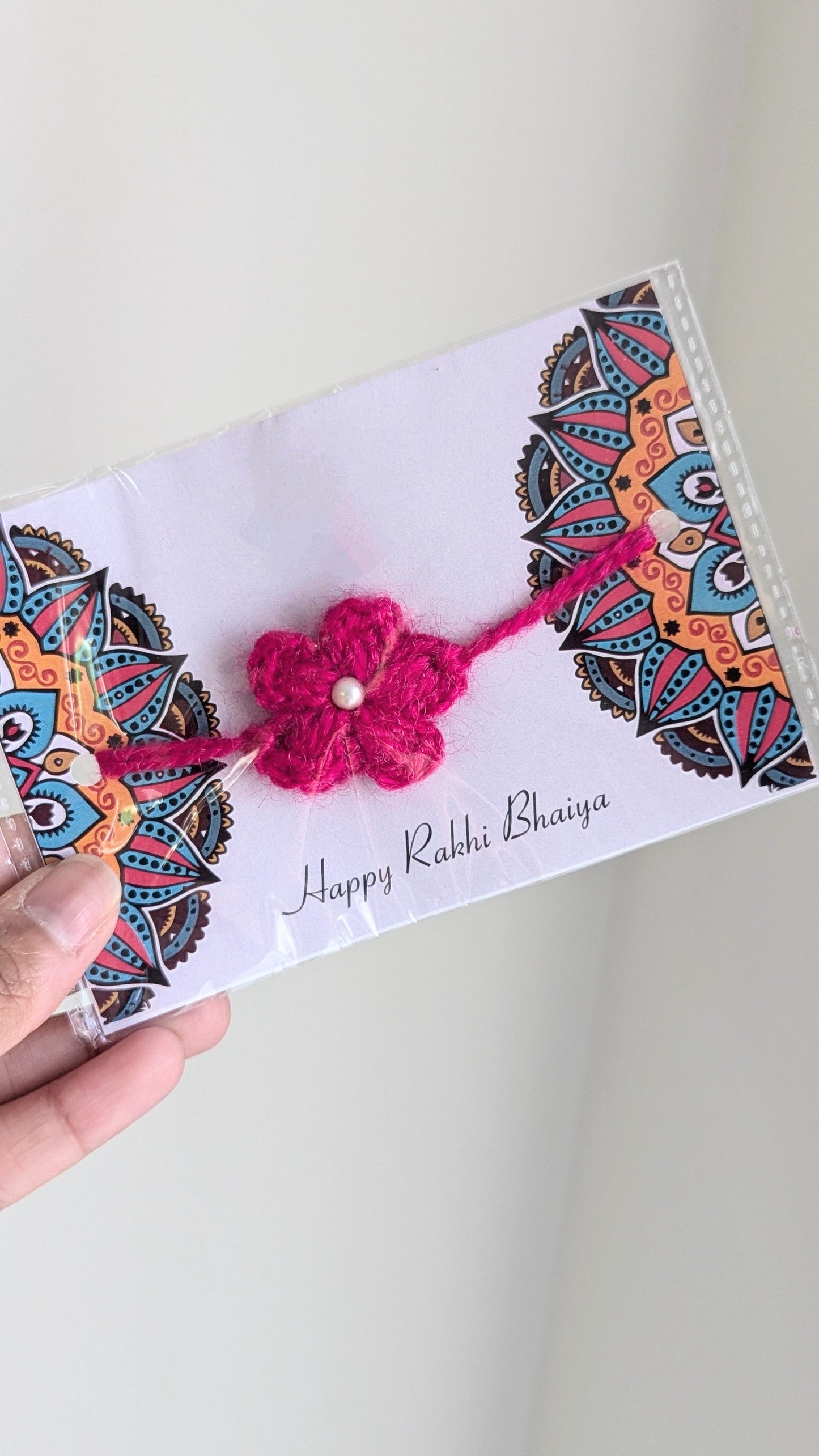 Handmade soft fabric rakhi for Rakshabandhan. Perfect to match with any outfit or wear it as a contrast to a different color. Available for pick-up in Ajax, Ontario with worldwide shipping available. Pick-up in Ajax Ontario. Worldwide shipping available. Perfect for wedding, festival jewelry, indian Jewelry, kids jewelry, kundan jewelry, gifting, costume jewelry, fashion jewelry, Eid, onam, Diwali, karwachauth, navratri.