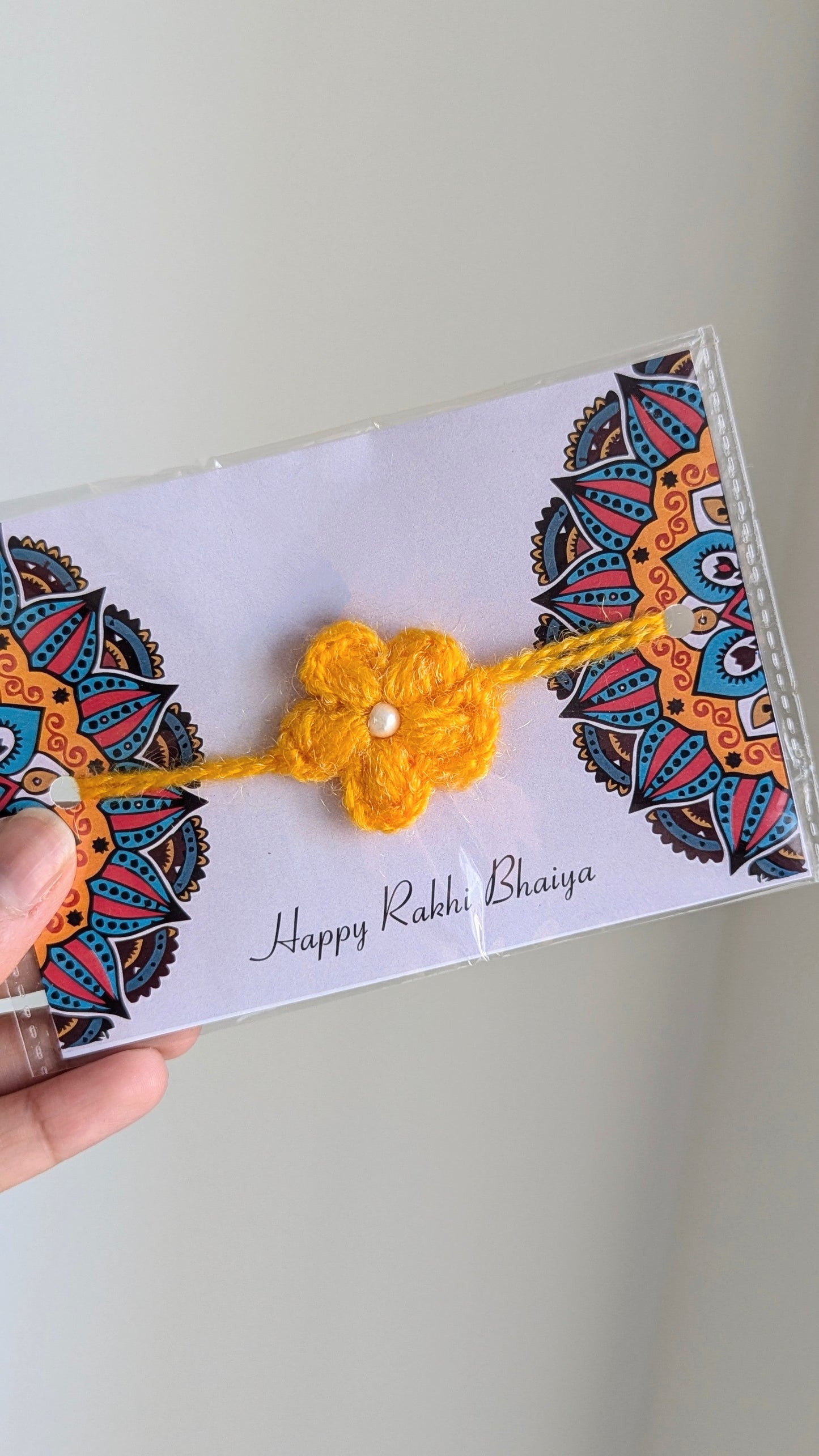 Handmade soft fabric rakhi for Rakshabandhan. Perfect to match with any outfit or wear it as a contrast to a different color. Available for pick-up in Ajax, Ontario with worldwide shipping available. Pick-up in Ajax Ontario. Worldwide shipping available. Perfect for wedding, festival jewelry, indian Jewelry, kids jewelry, kundan jewelry, gifting, costume jewelry, fashion jewelry, Eid, onam, Diwali, karwachauth, navratri.