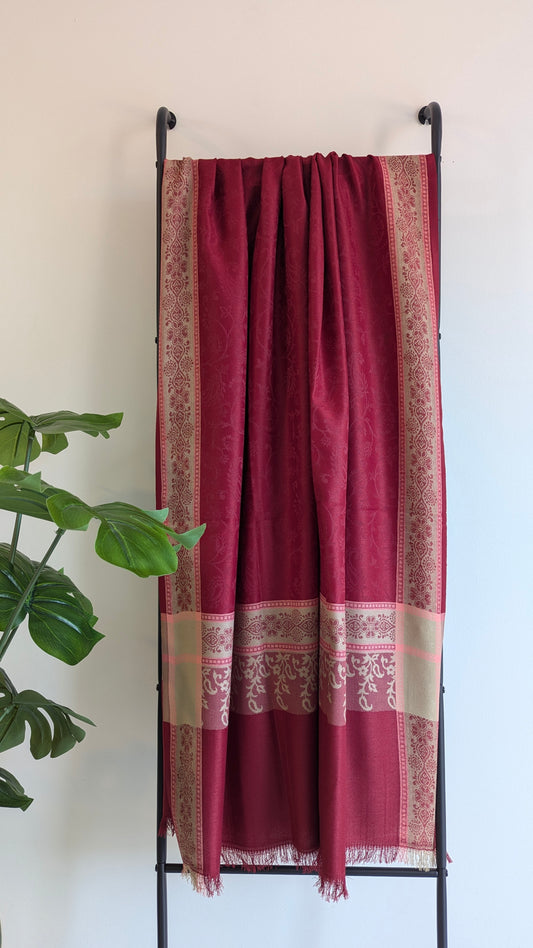 Kashmiri Shawl - Red