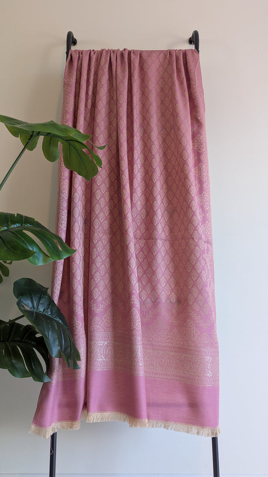Gurnoor Shawl - Light Pink