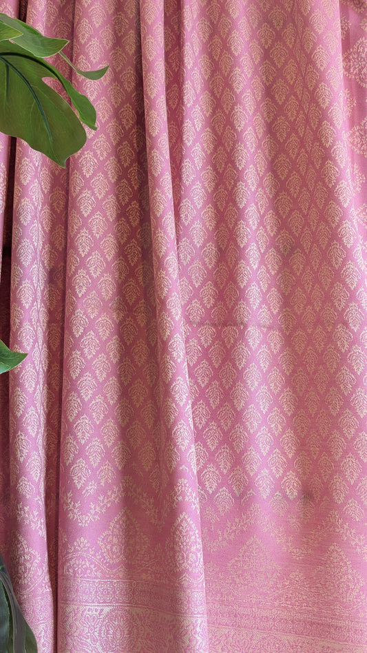 Gurnoor Shawl - Light Pink