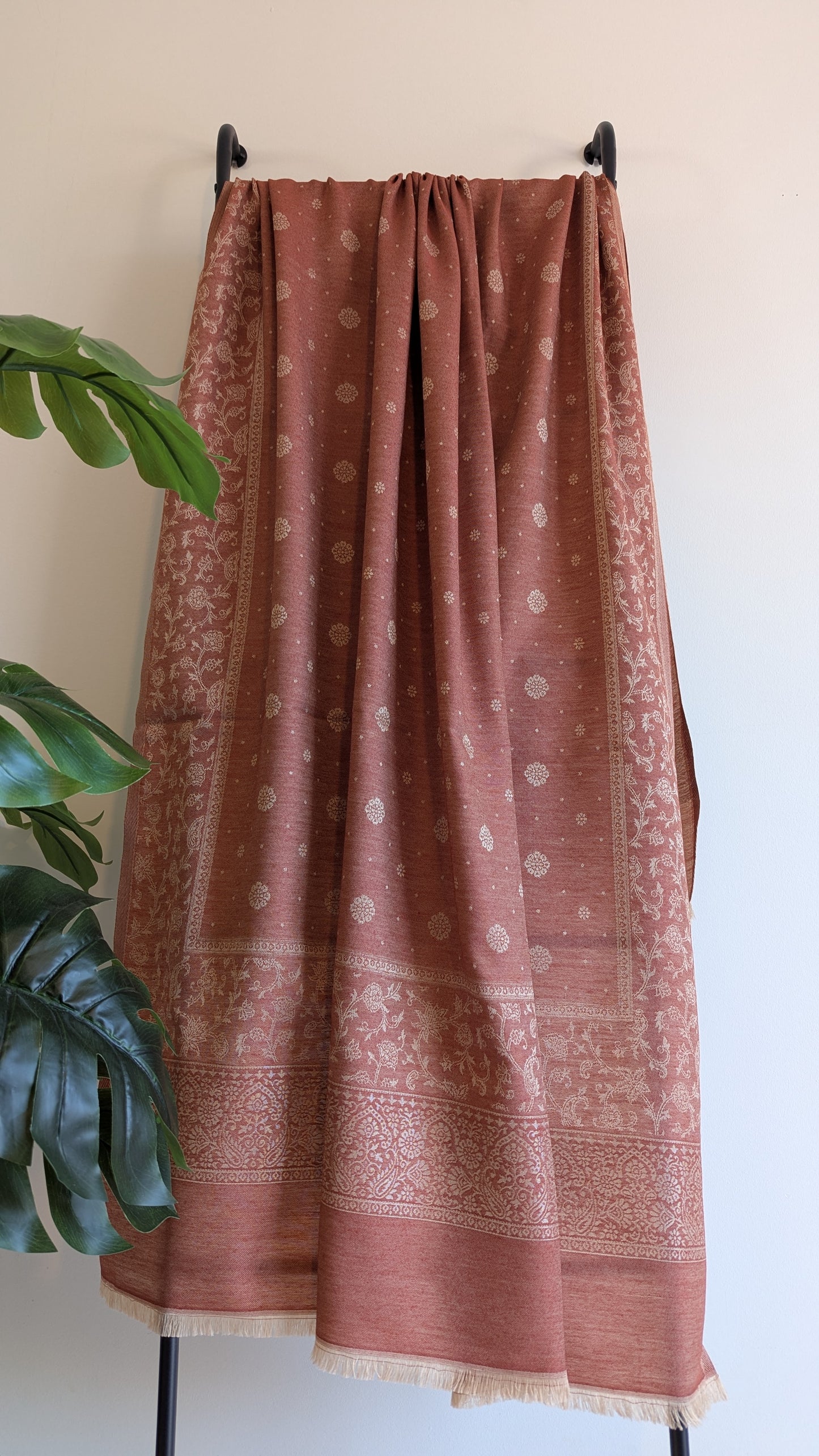 Gurnoor Shawl - Rust