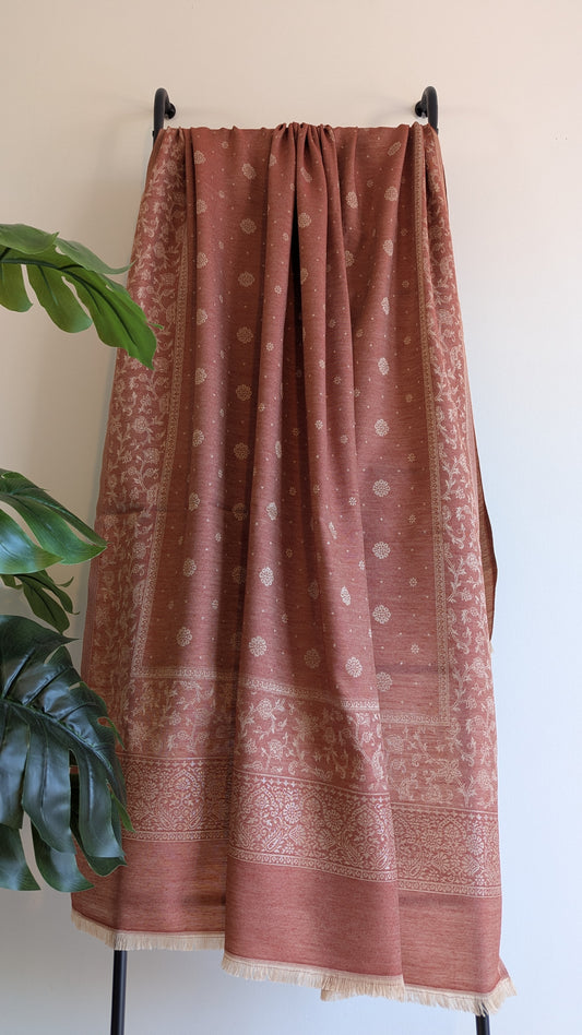 Gurnoor Shawl - Rust