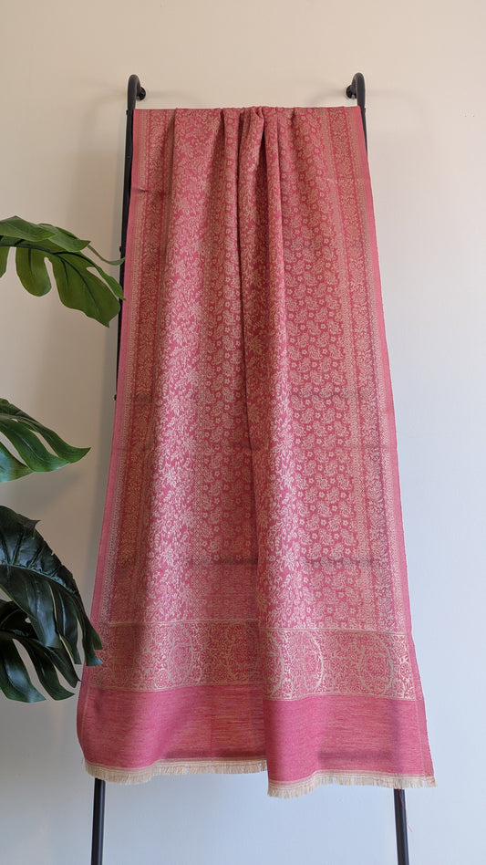 Delnaaz Stole - Pink