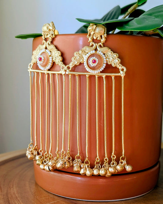 Tanya Earrings - Orange