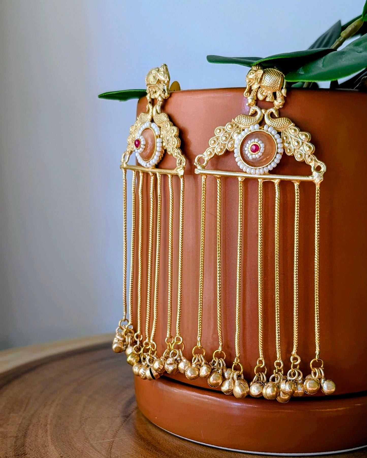 Tanya Earrings - Orange