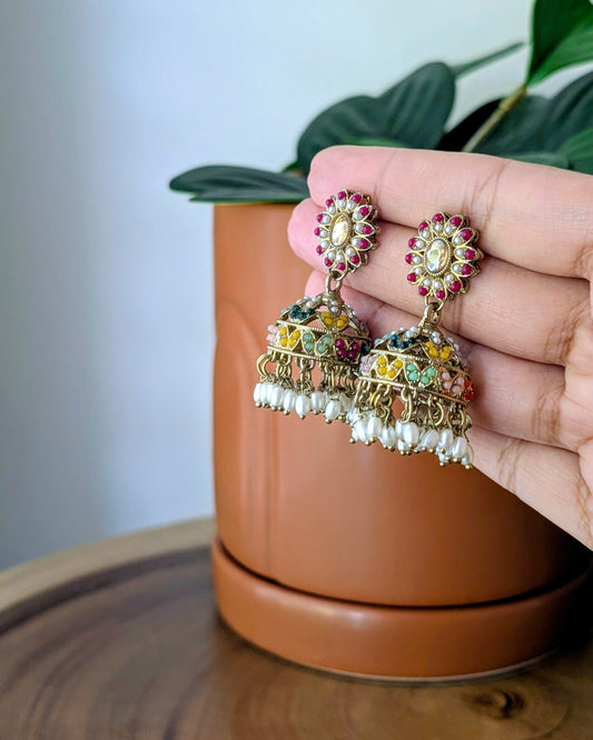 Dhwani Earrings - Multi