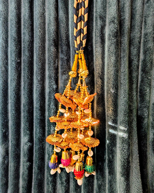 Punjabi Parandi - Cowrie & Multi