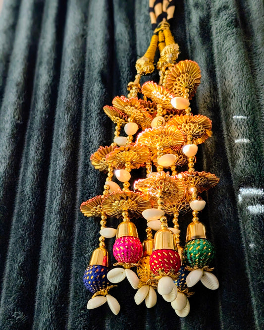 Punjabi Parandi - Cowrie & Multi