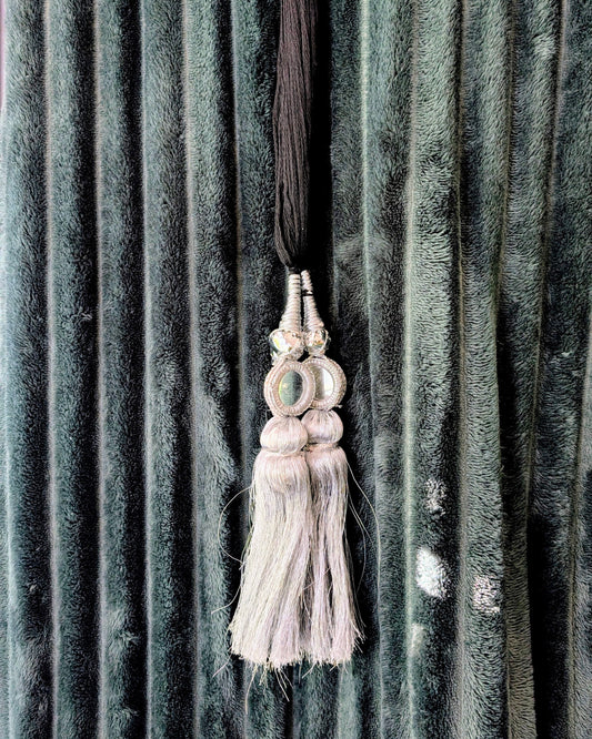 Punjabi Parandi - Silver & Mirror