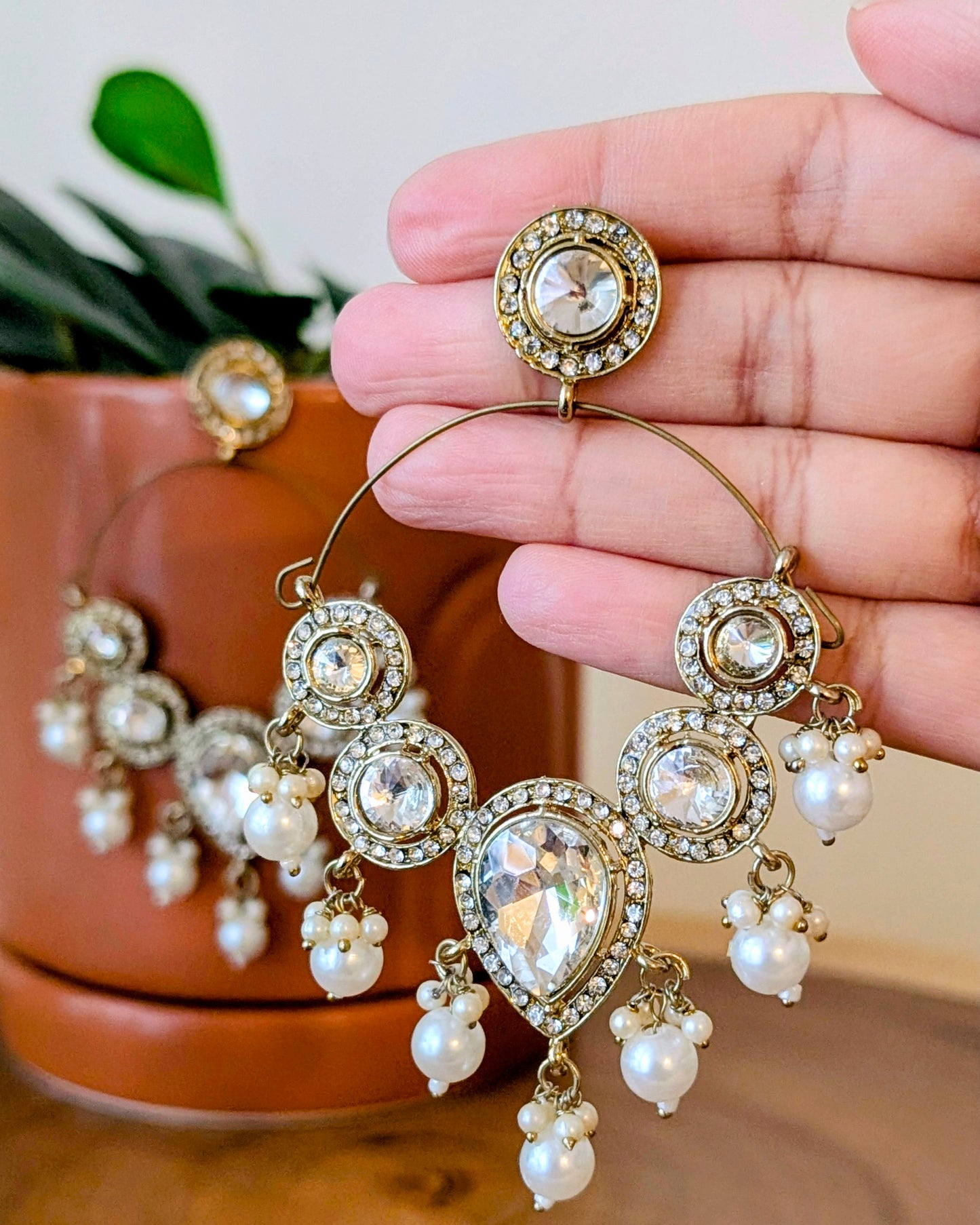 Swati Polki Kundan Chandbali