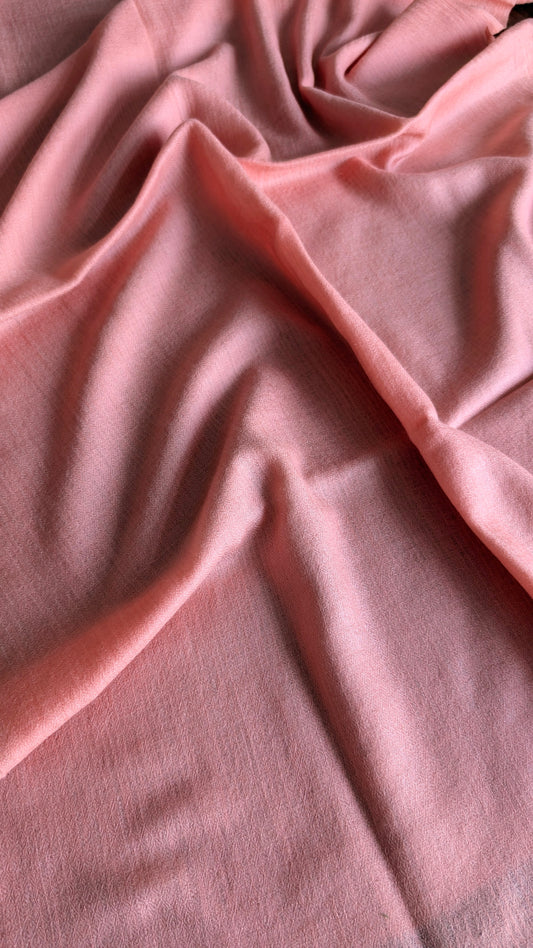 Pure Pashmina Stole - Peach