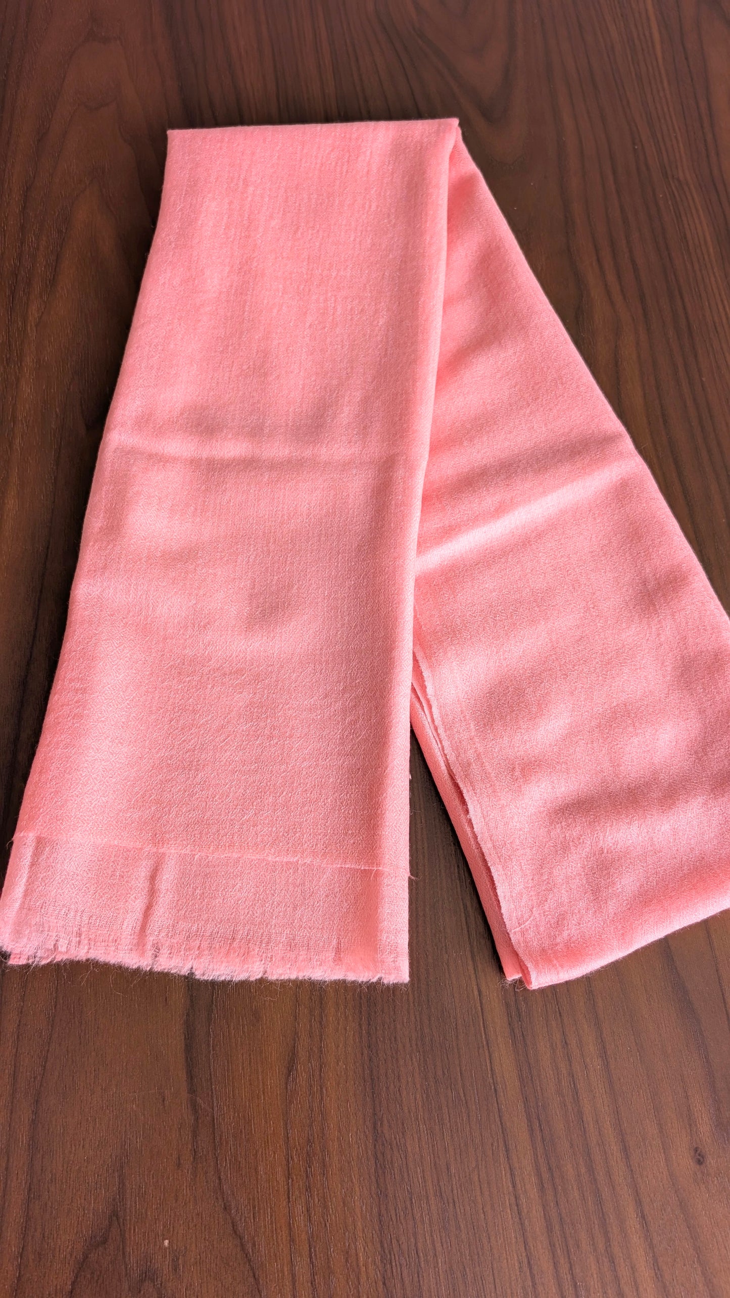 Pure Pashmina Stole - Peach