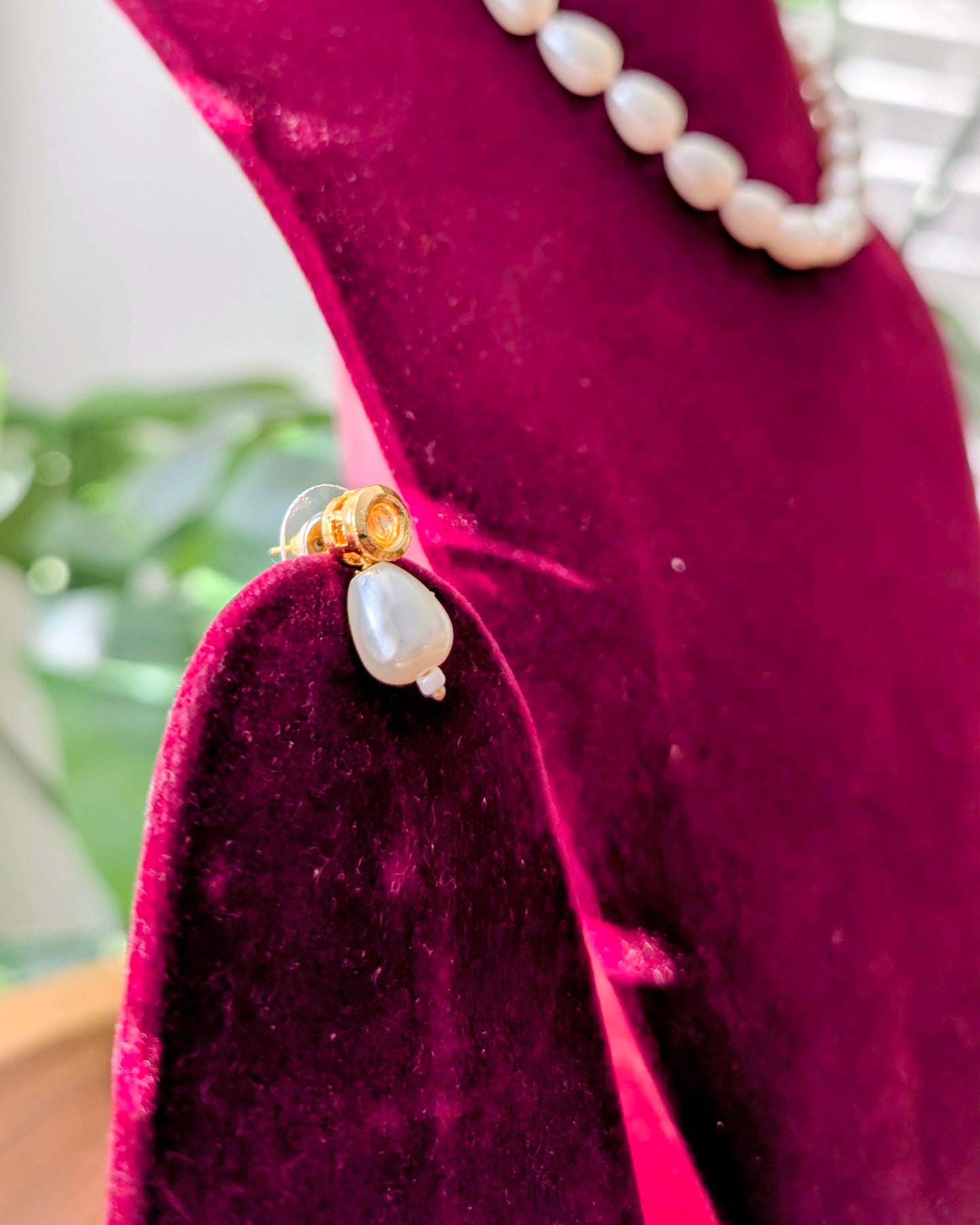 Dia Pearl Kundan Necklace