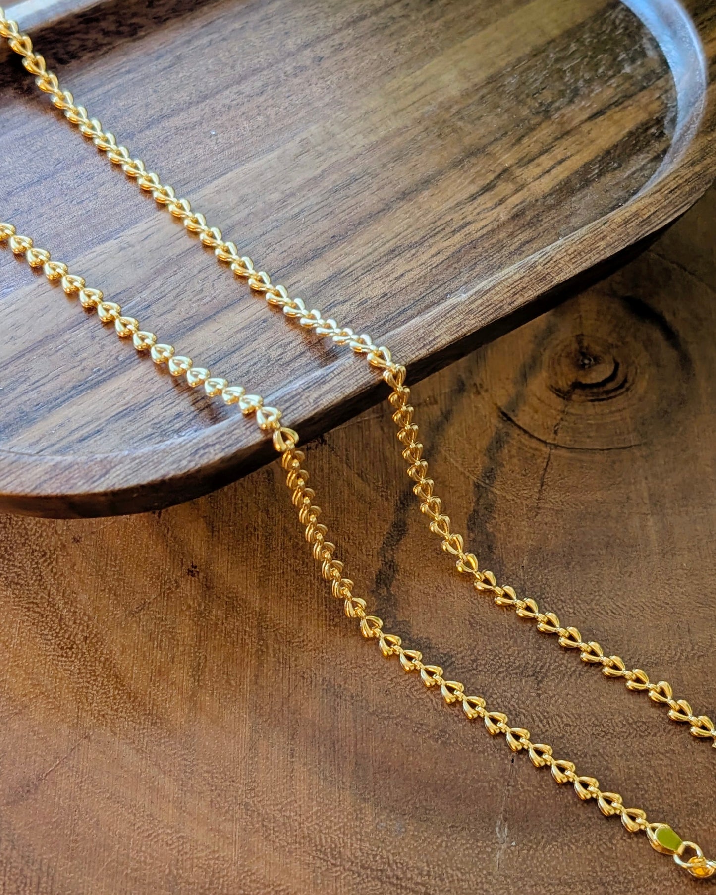 Dainty Golden Anklets