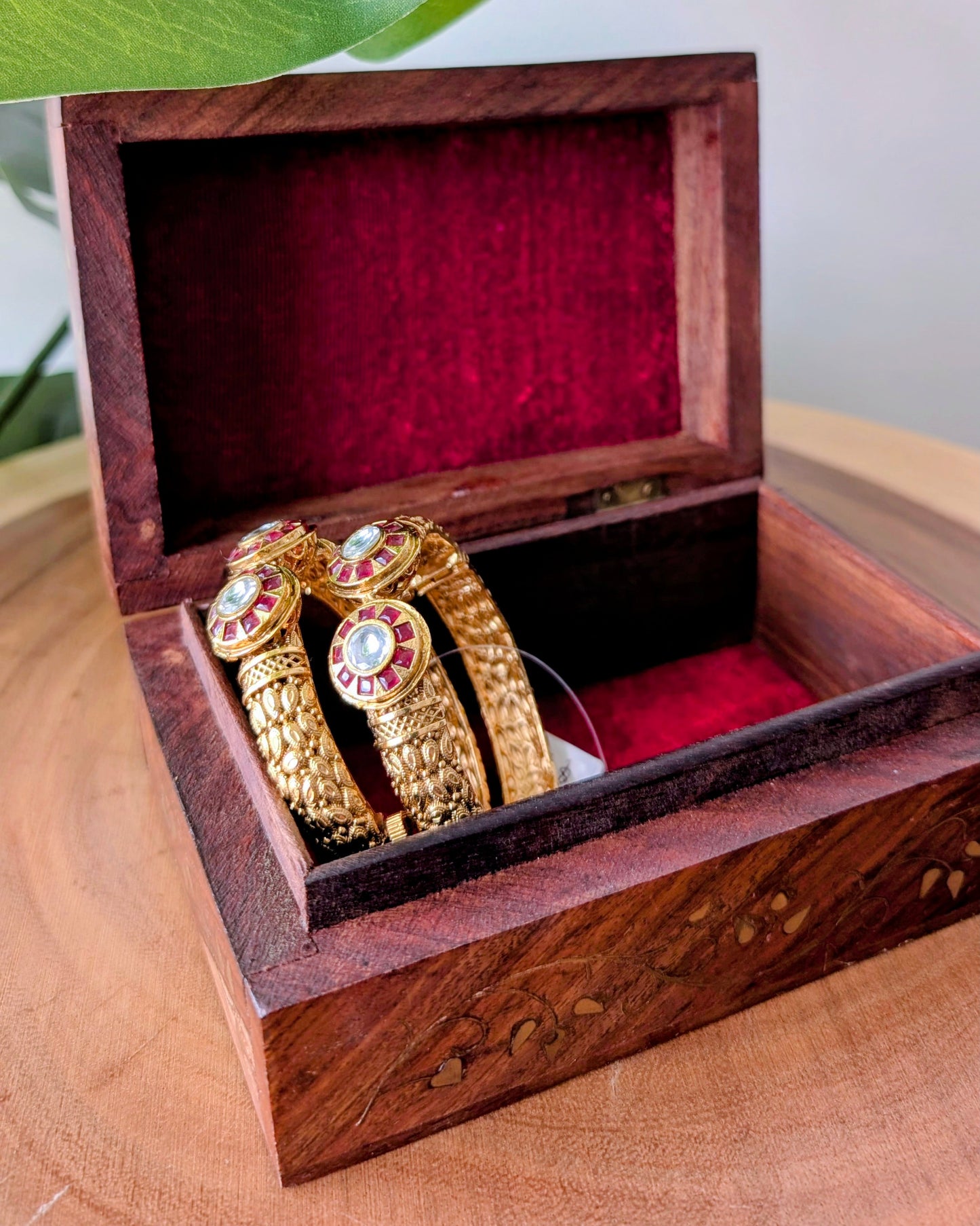 Premium Heritage Bangles in Gold Plating