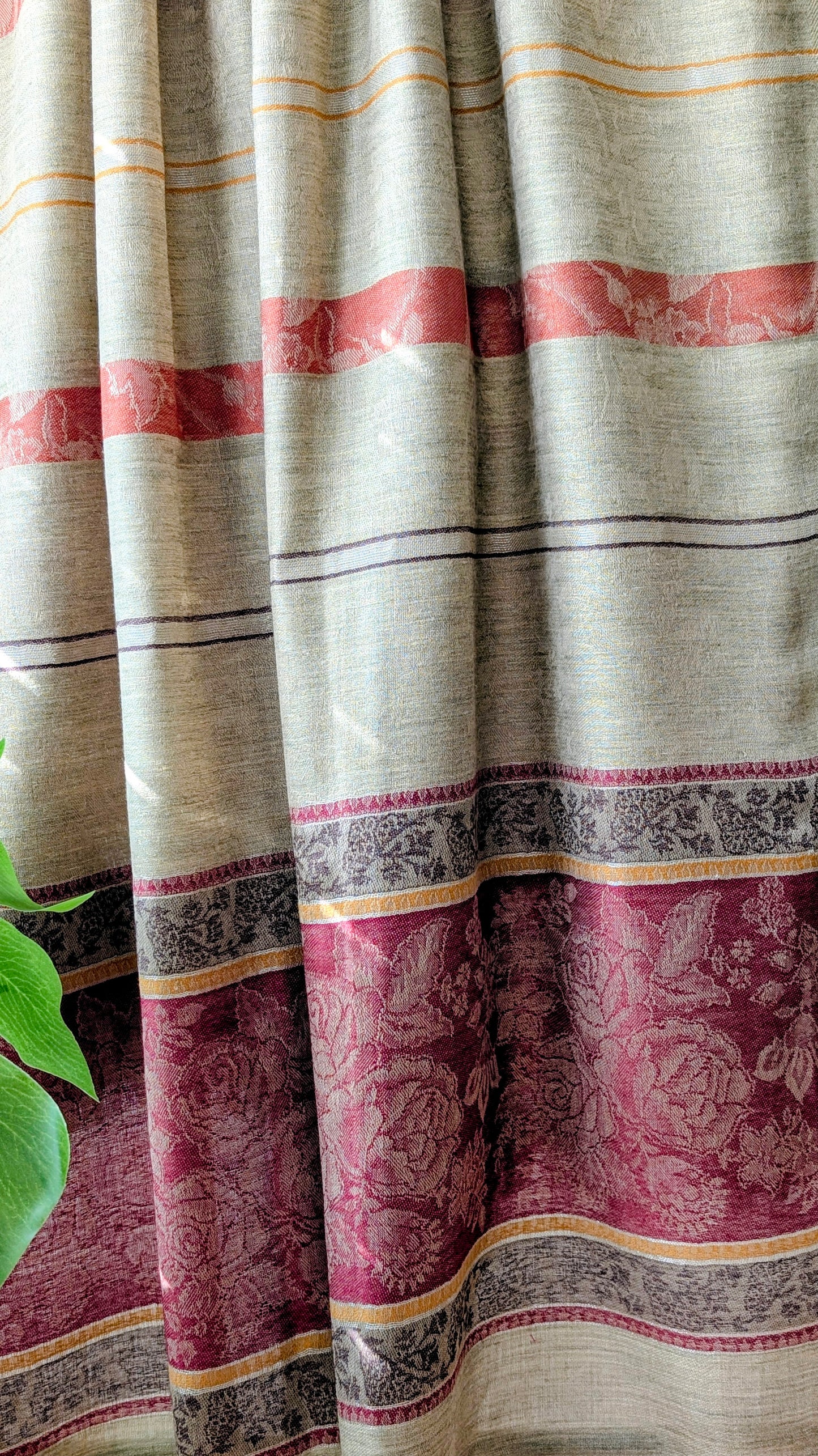 Unisex Beige Shawl