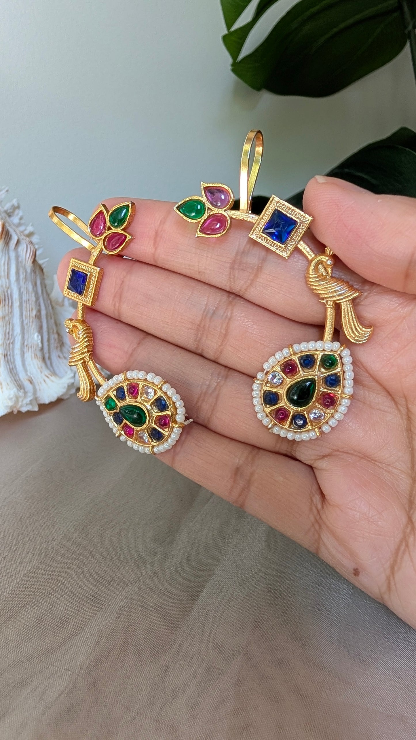 Tia Premium Earcuff Earrings - Multi