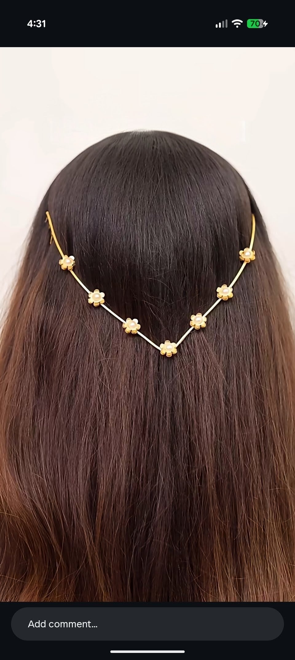 Pearl Hair Crown/Tiara