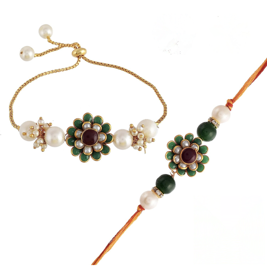 Rakhi Combo - Pearl Green