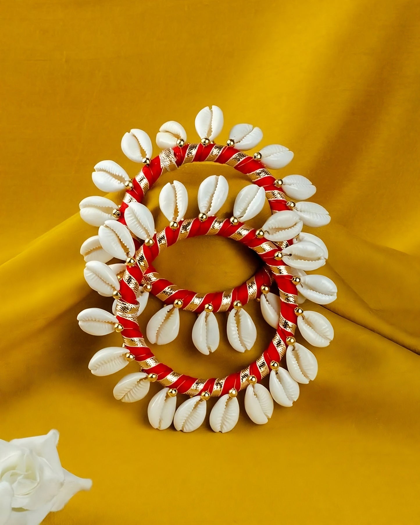 Shell Bangles - Pink