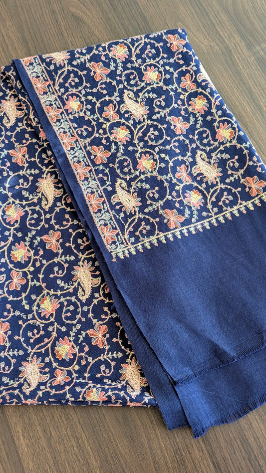 Zari Shawl - Blue