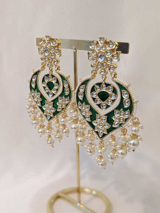 Sasha Earrings - Green