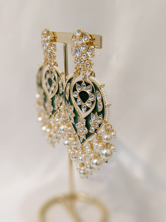 Sasha Earrings - Green