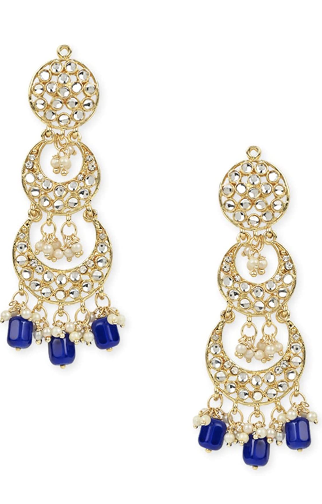 Misha Earrings - Blue
