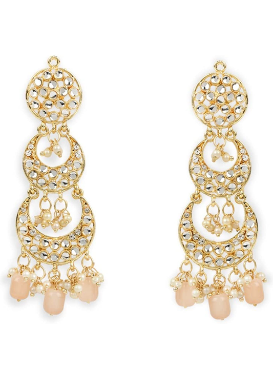 Misha Earrings - Peach