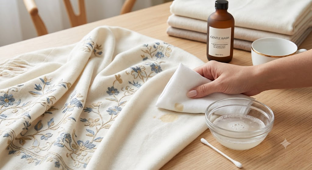 How to Clean a Pashmina: Spot Cleaning and Stain Removal Without Damage