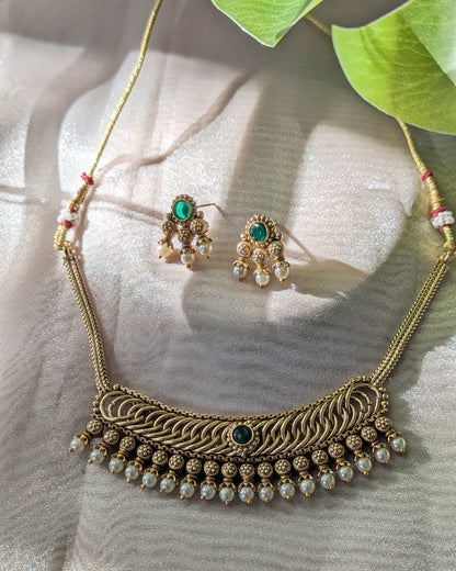 Yashika Necklace - Green