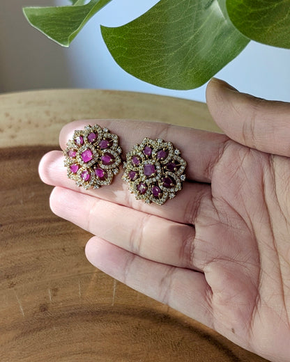 Deepti Studs - Ruby