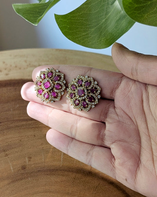 Deepti Studs - Ruby